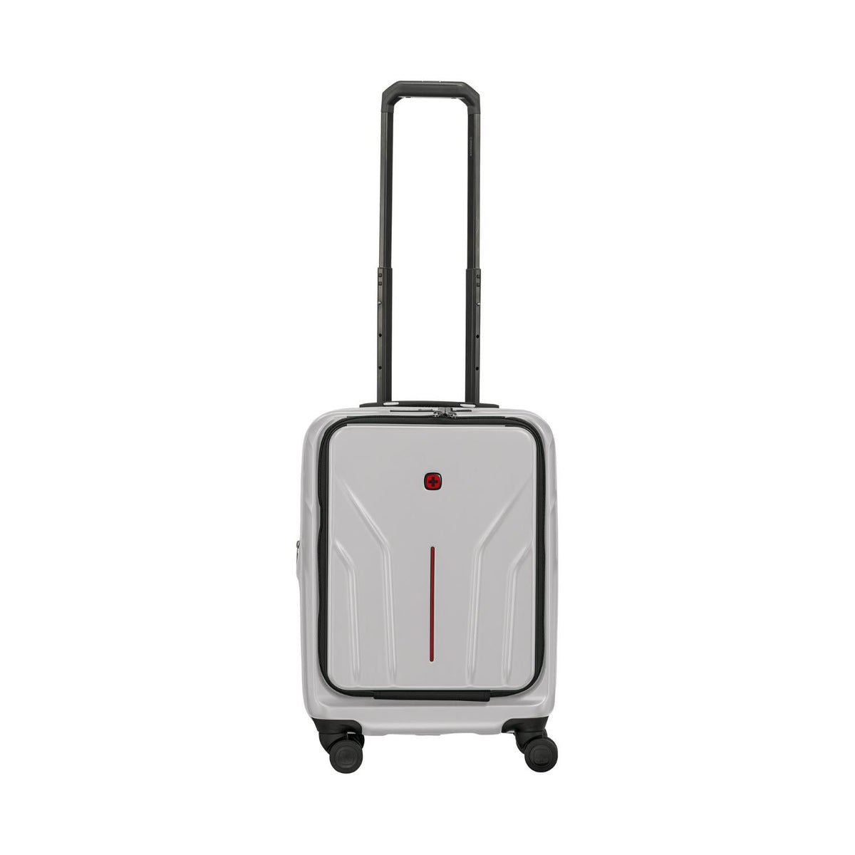 Wenger Amplix Hardside Expandable 55cm Cabin Luggage Trolley silver