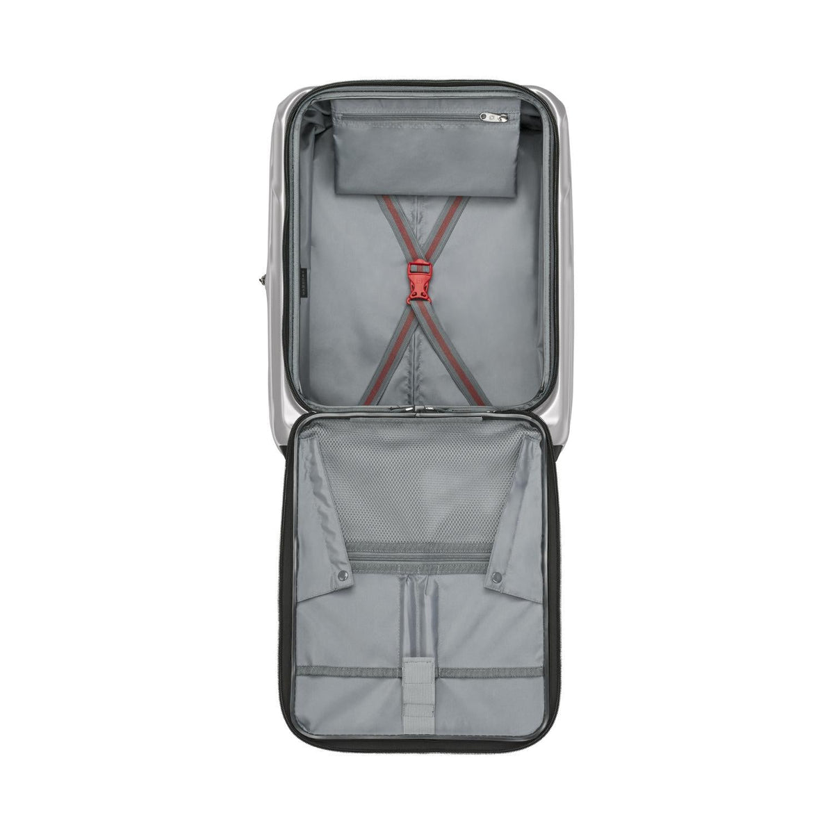 Wenger Amplix Hardside Expandable 55cm Cabin Luggage Trolley silver
