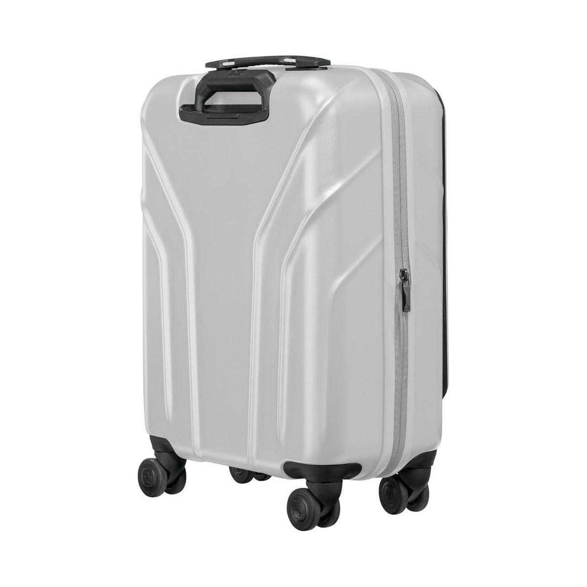 Wenger Amplix Hardside Expandable 55cm Cabin Luggage Trolley silver
