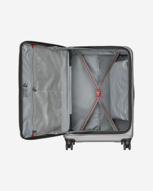 Wenger Amplix Hardside Expandable 69cm Check-In Luggage Trolley Silver