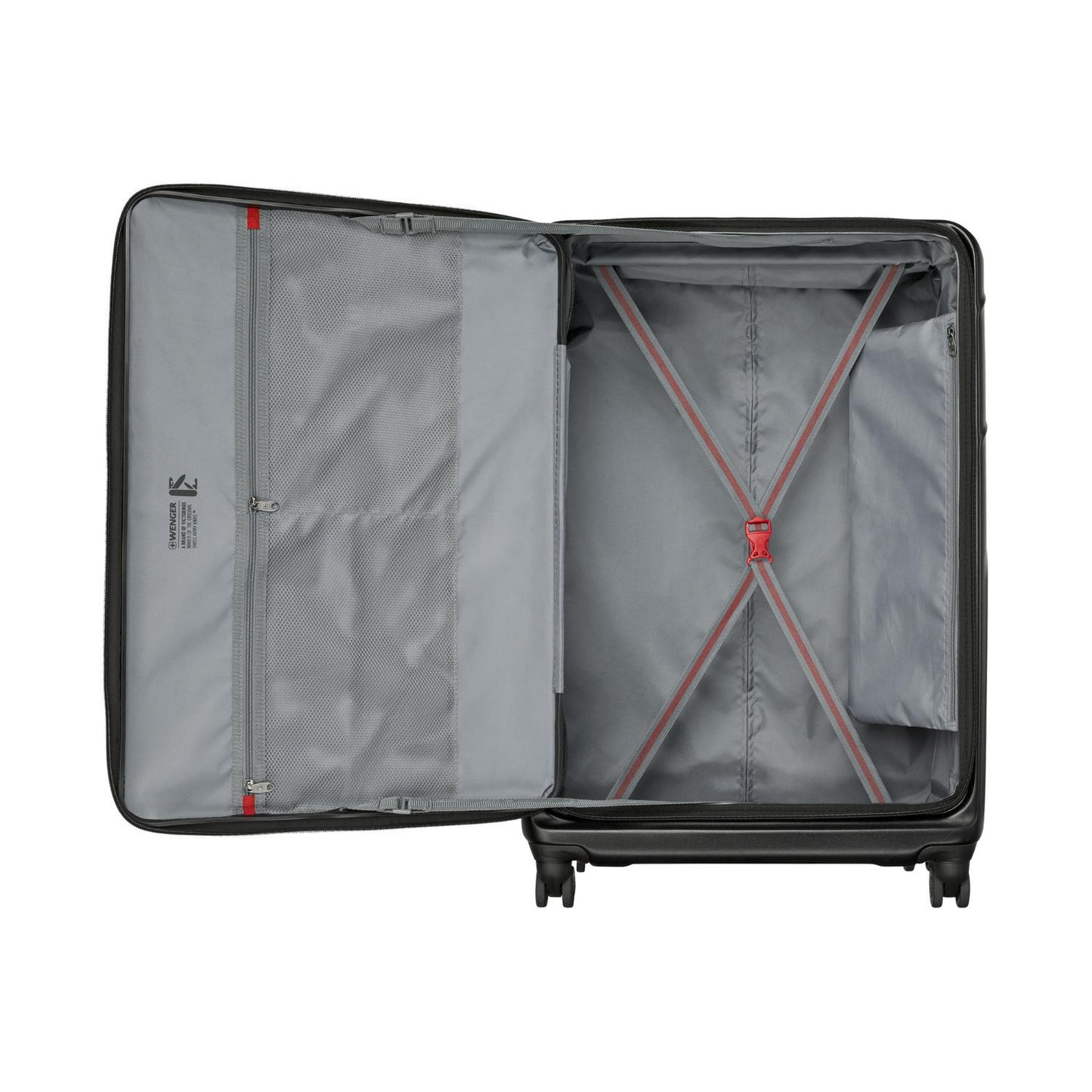 Wenger Amplix Hardside Expandable 83cm Check-In Luggage Trolley Black