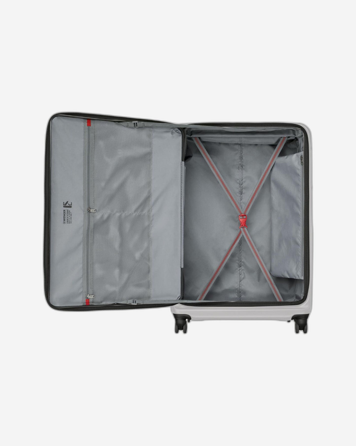 Wenger Amplix Hardside Expandable 83cm Check-In Luggage Trolley Silver