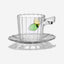 Ichendorf Milano Greenwood Tea Cup With Saucer - Leaves