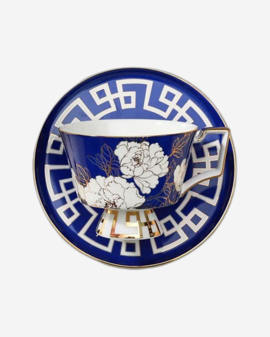 Chaozhou Azul 4Pcs Cup & Saucer Set