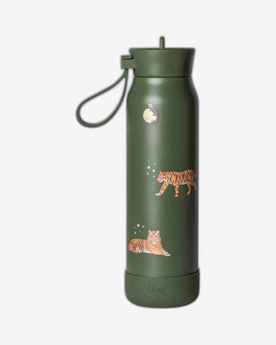 Citron Tiger/Green Water Bottle 350ml