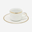 Dankotuwa Coffee Cup & Saucer Set 6+6 3Mm Gold