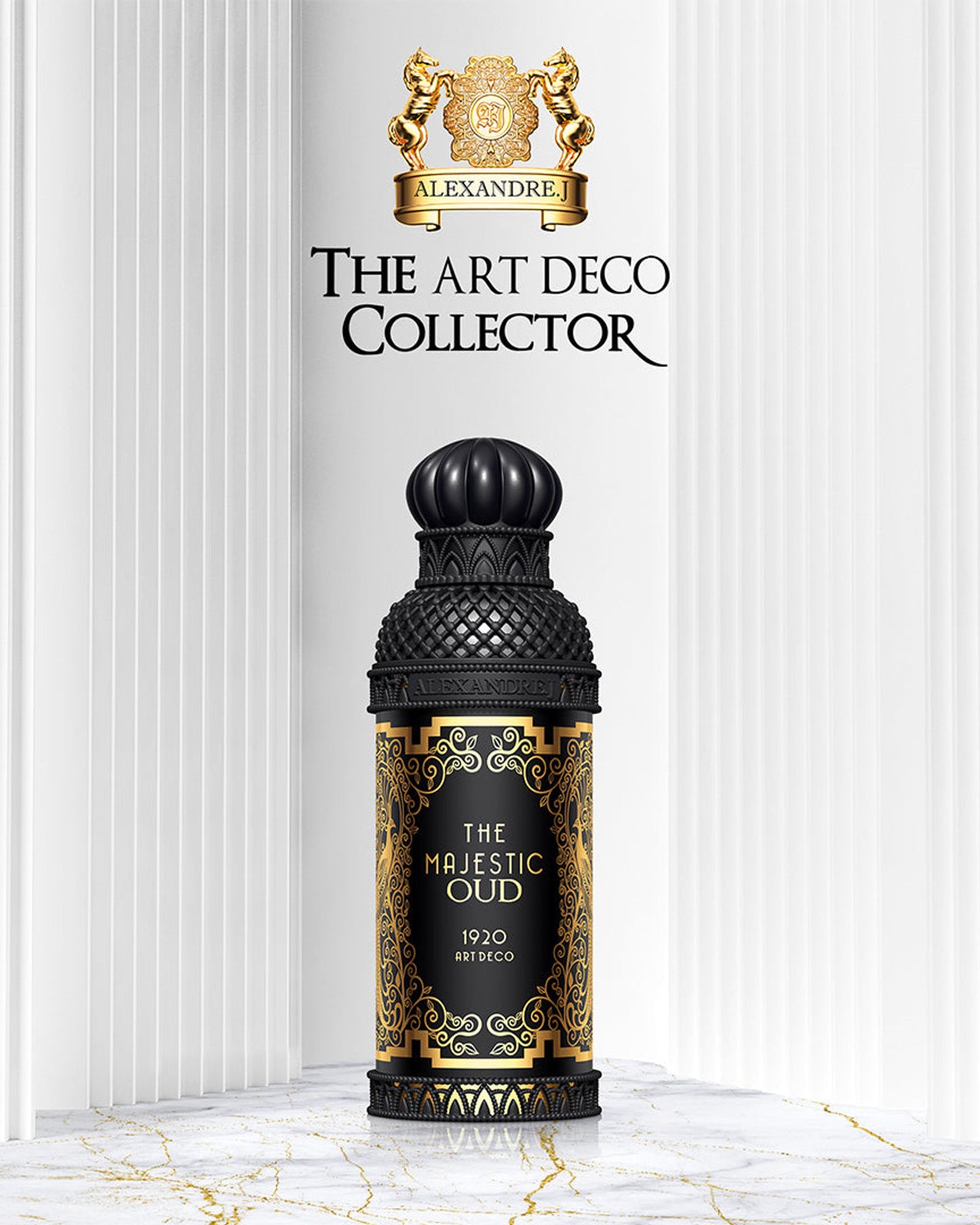 ALEXANDRE.Jâ€“THE ART DECO COLLECTOR-THE MAJESTIC OUD FOR MEN & WOMEN EAU DE PARFUM 100ML NATURAL SPRAY