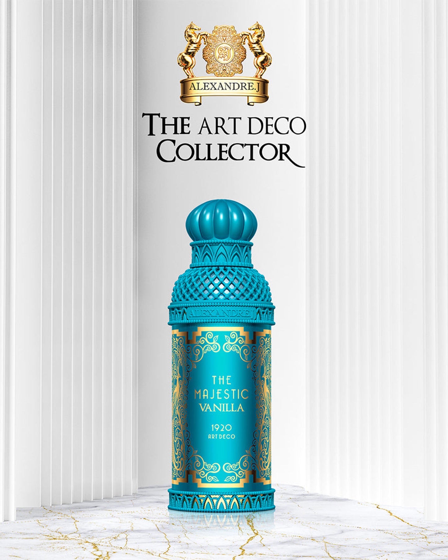 ALEXANDRE.Jâ€“THE ART DECO COLLECTOR-THE MAJESTIC VANILLA FOR MEN & WOMEN EAU DE PARFUM 100ML NATURAL SPRAY