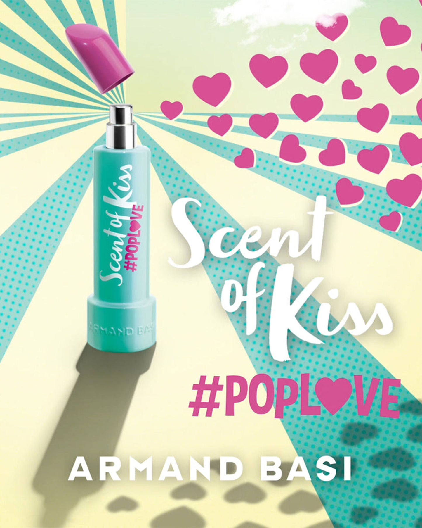 ARMAND BASI  SCENT OF KISS #POPLOVE FOR WOMEN EAU DE TOILETTE 50ML NATURAL SPRAY