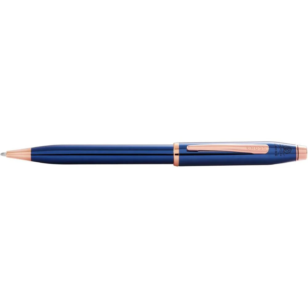 Cross Century® Ii Translucent Cobalt Blue Lacquer With Rose Gold Appointments Ballpoint Pen- AT0082WG-138