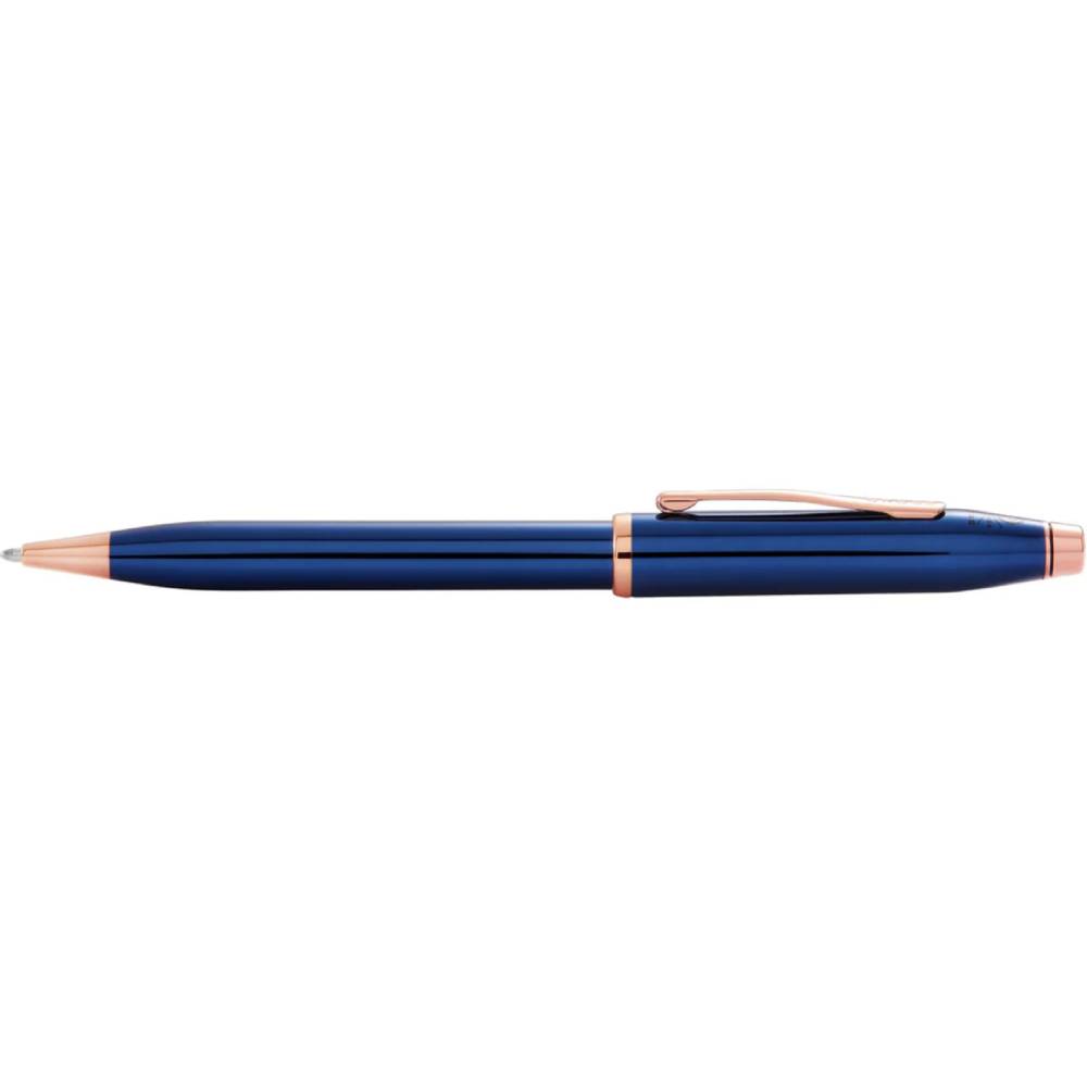 Cross Century® Ii Translucent Cobalt Blue Lacquer With Rose Gold Appointments Ballpoint Pen- AT0082WG-138