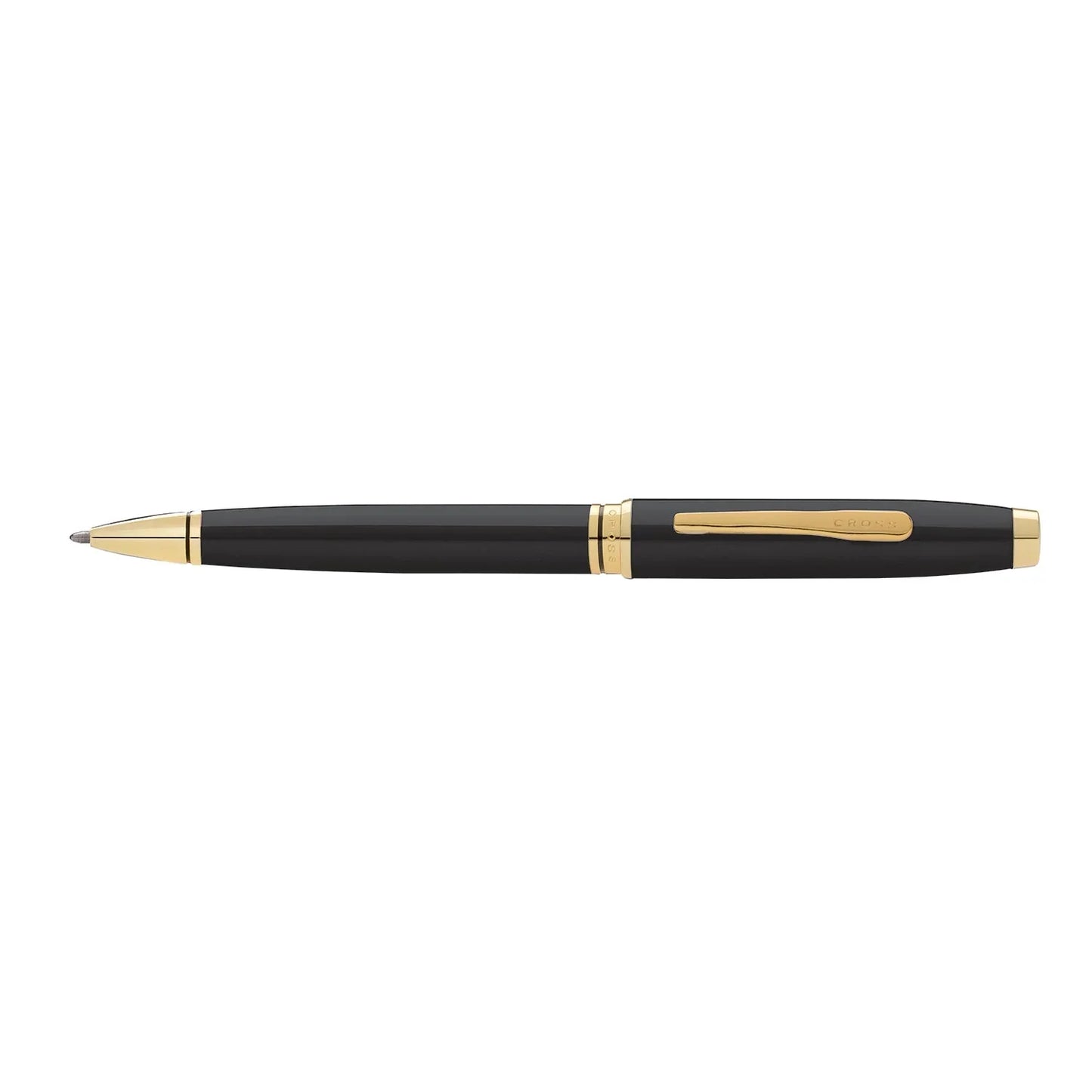 Cross Coventry Black Lacquer With Gold Appointments Ballpoint Pen - AT0662G-11