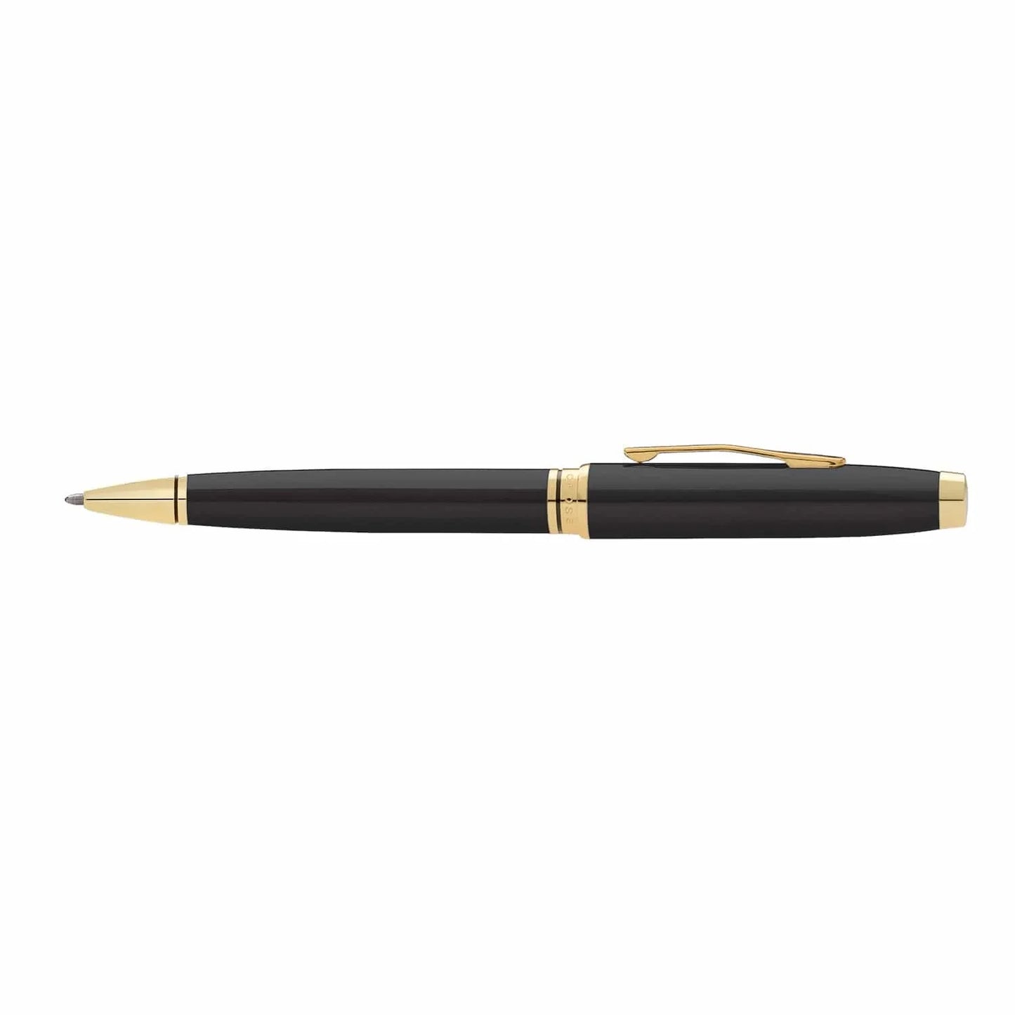 Cross Coventry Black Lacquer With Gold Appointments Ballpoint Pen - AT0662G-11