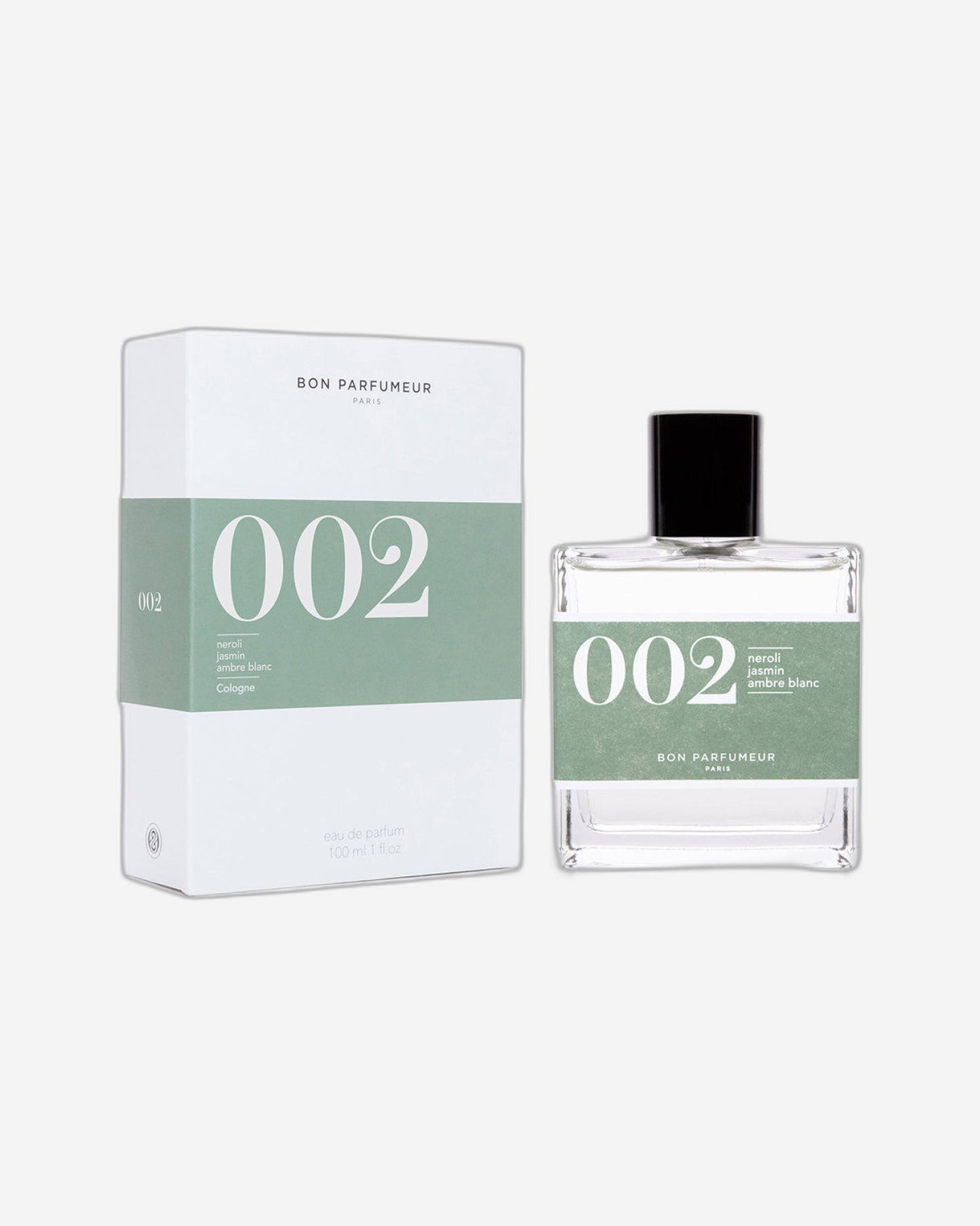 Bon Parfumeur: Les Classiques- 002 Neroli, Jasmine, White Amber for Men and Women EDP  100ml Natural Spray