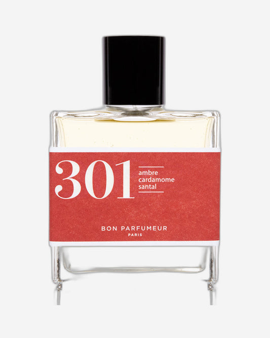 Bon Parfumeur: LES CLASSIQUES - 301 SANDALWOOD, AMBER, CARDAMOM FOR MEN AND WOMEN EAU DE PARFUM  100ml NATURAL SPRAY