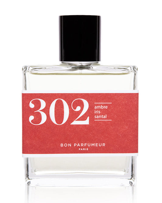 Bon Parfumeur: LES CLASSIQUES - 302 AMBER, IRIS,  SANDALWOODSANDALWOOD, AMBER, CARDAMOM FOR MEN AND WOMEN EAU DE PARFUM  100ml NATURAL SPRAY