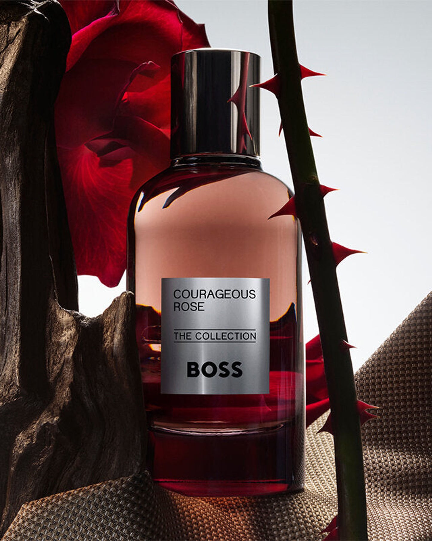 Boss The Collection:Courageous Roseeau De Parfum For Men 100Ml Natural Spray