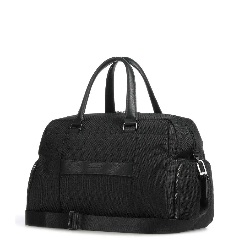 Piquadro  Brief Duffel Bag In Recycled Fabric With Shoe Black BV4447BR2/N