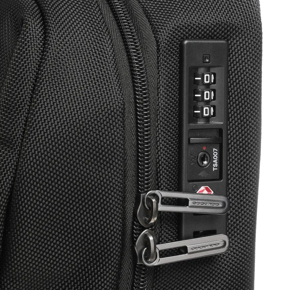 Piquadro Brief Slim Wheeled Computer In Recycled Fabric Wi Black BV4729BR2/N