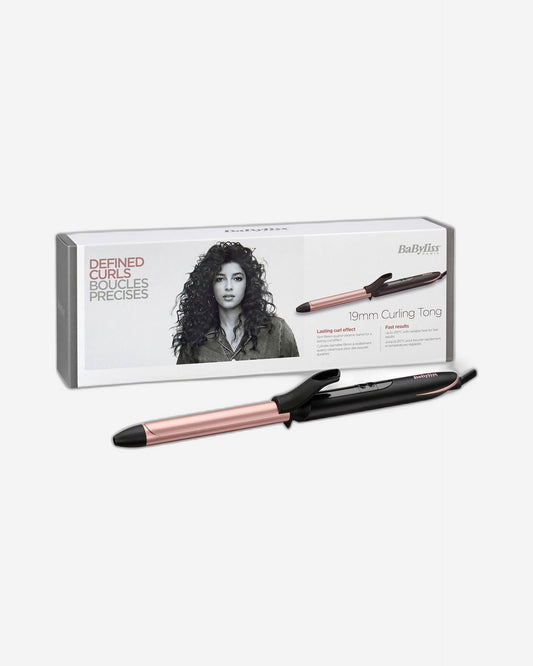 Babyliss Rose Quartz 19mm Barrel Curling Iron 6 Temp - C450SDE