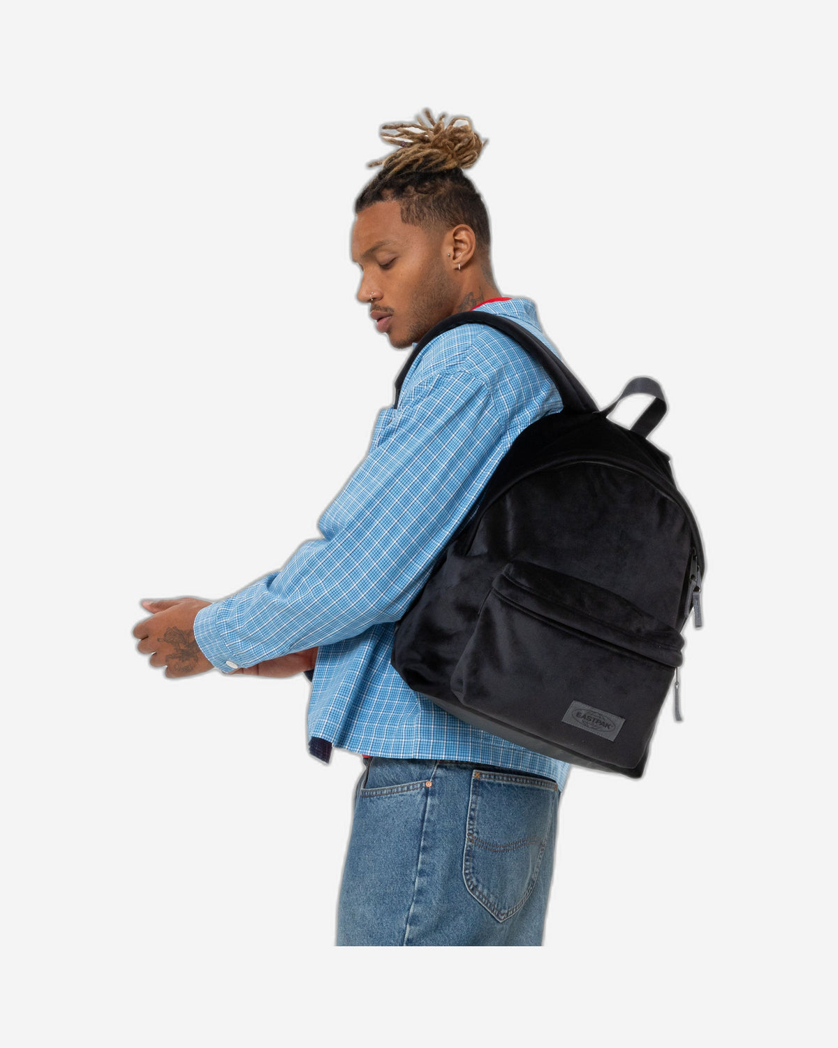 Eastpak Padded Pak'R Classic Medium Velvet Dark Backpack