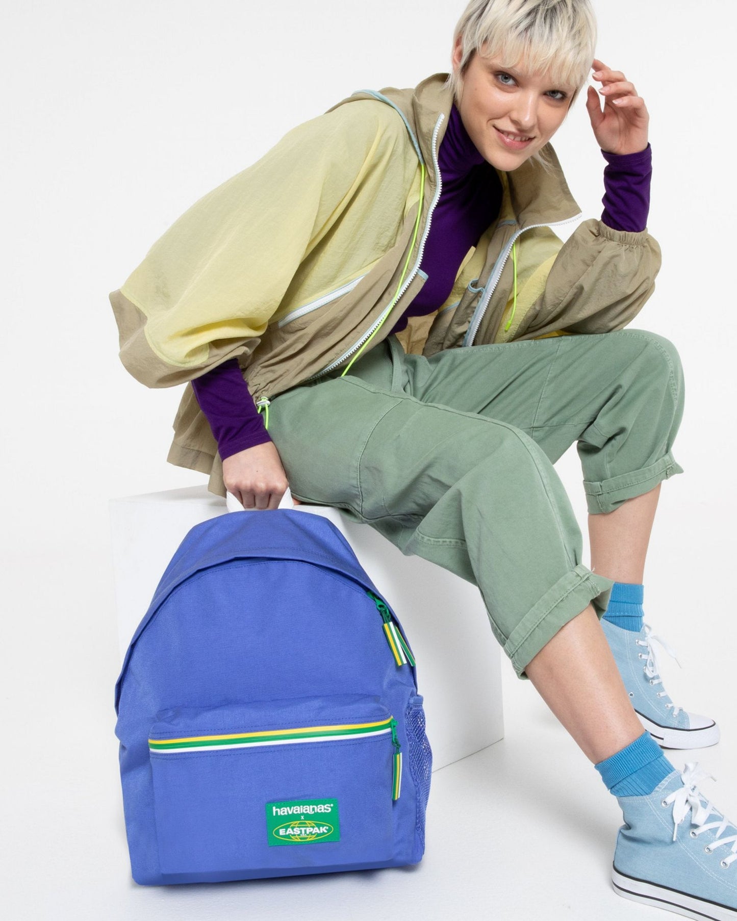Eastpak Padded PakR Classic Medium Havaianas Blue Backpack