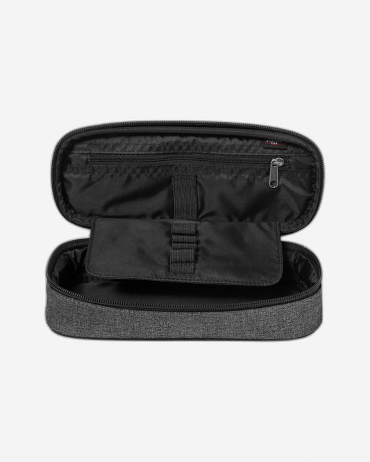 Eastpak Oval Single Black Denim Large Hard Pencil Case - EK00071777H1