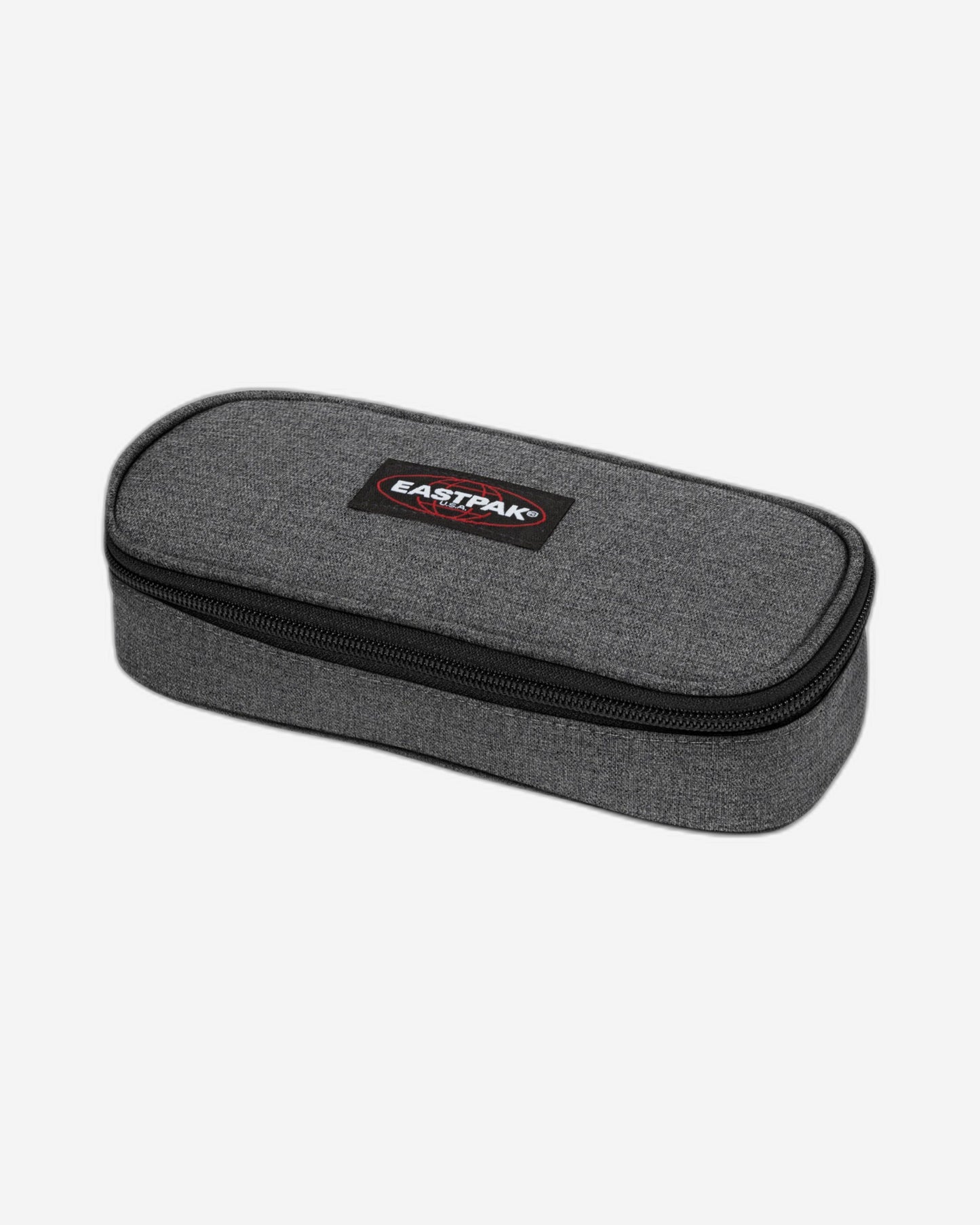 Eastpak Oval Single Black Denim Large Hard Pencil Case