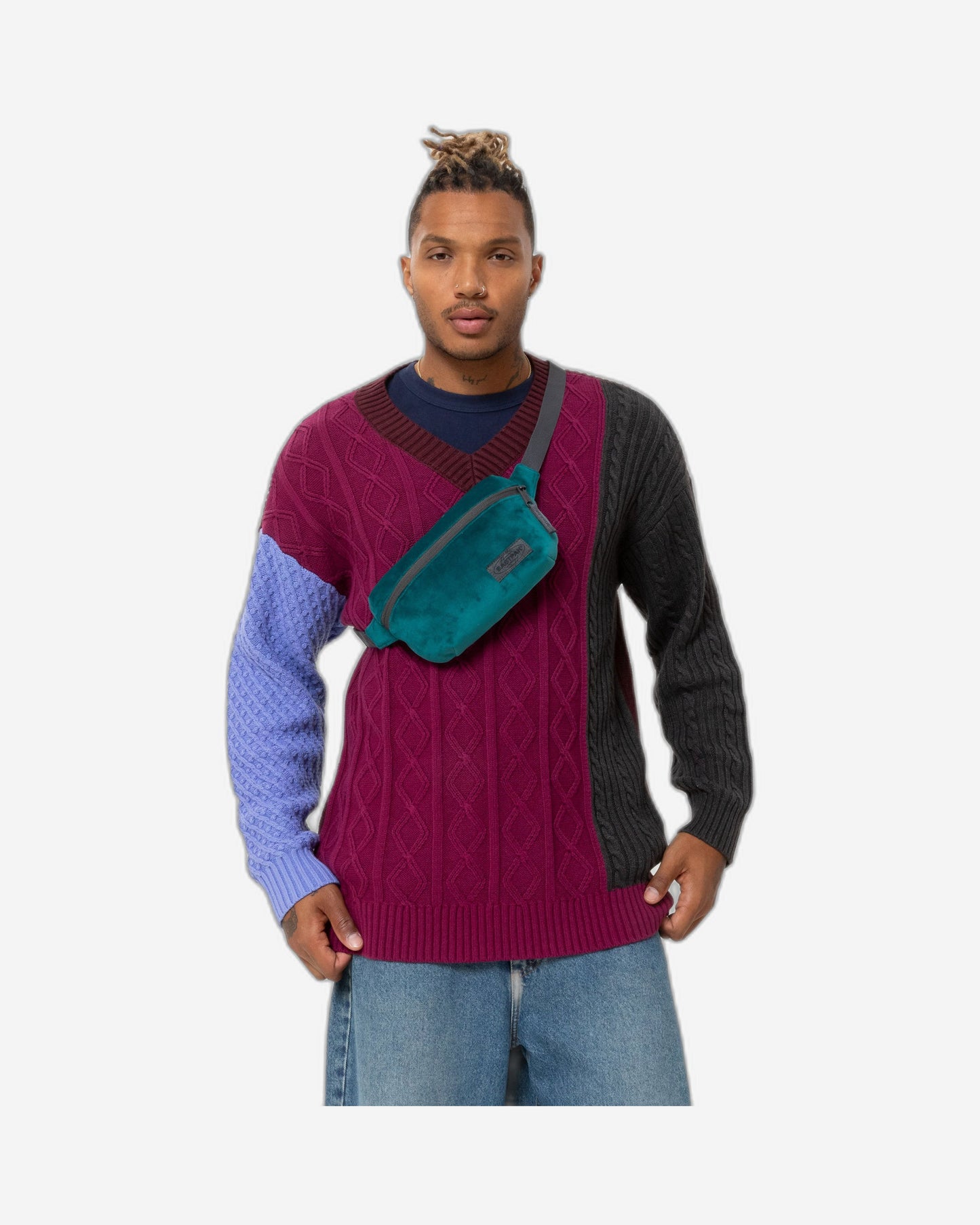 Eastpak Sommar Velvet Peacock Medium Waistbag