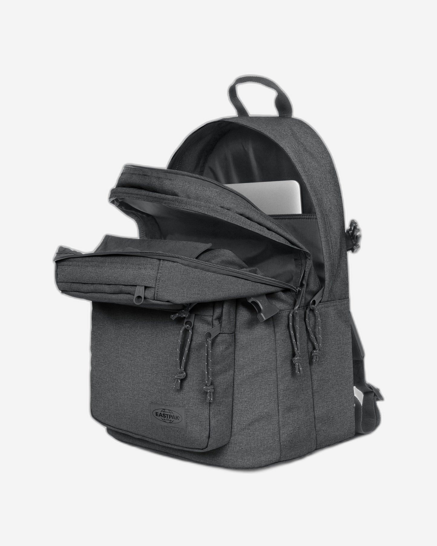 Eastpak Double Pro Black Denim Laptop Backpack