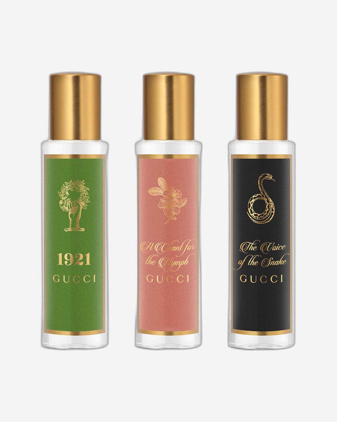 Gucci The Alchemist Garden G-Set ( 3 X Edp 15Ml 1921+A Chant For The Nymph + The Voice Of The Snake)