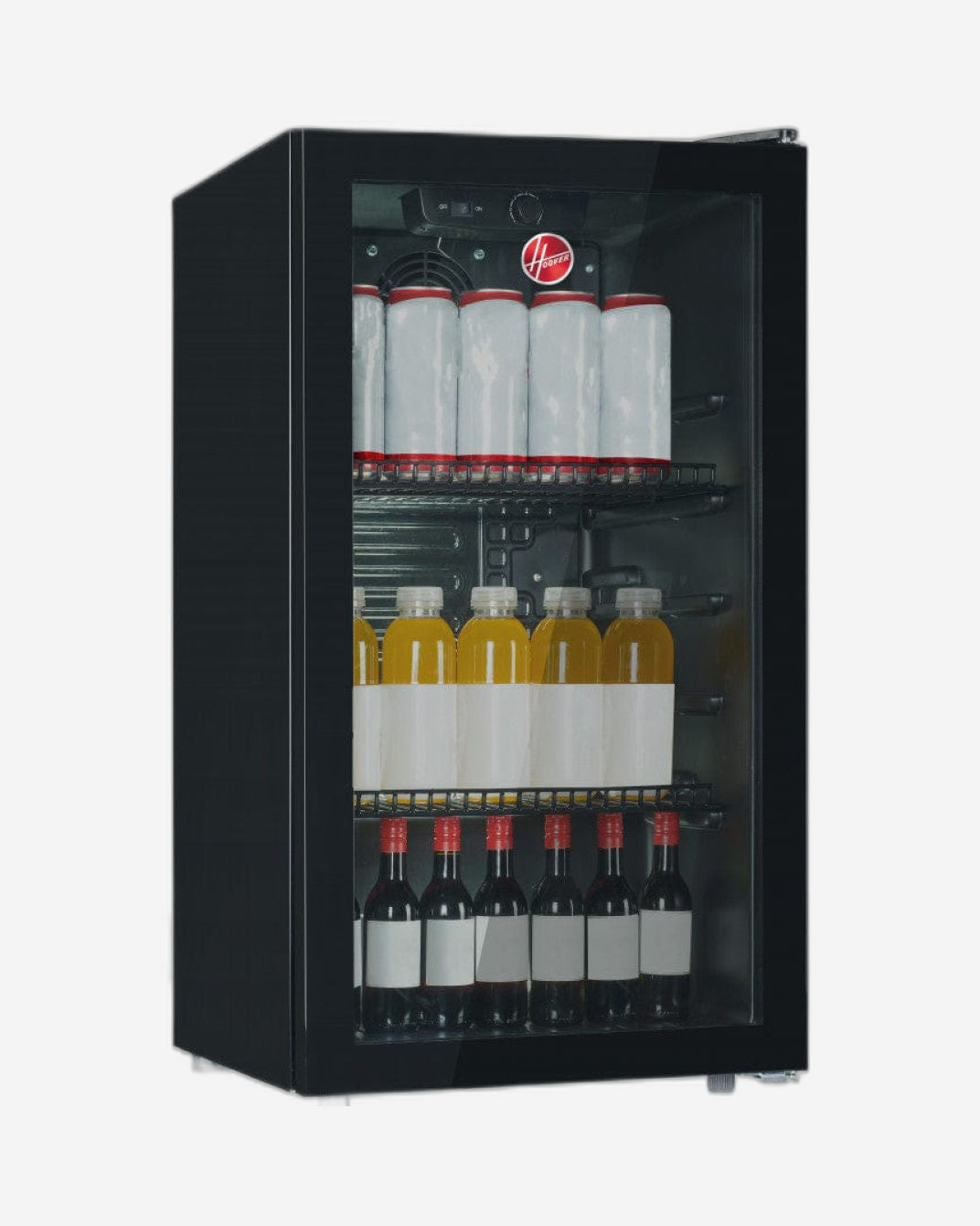 Hoover 117 Liters Beverage Cooler, Black, HBC-K117B