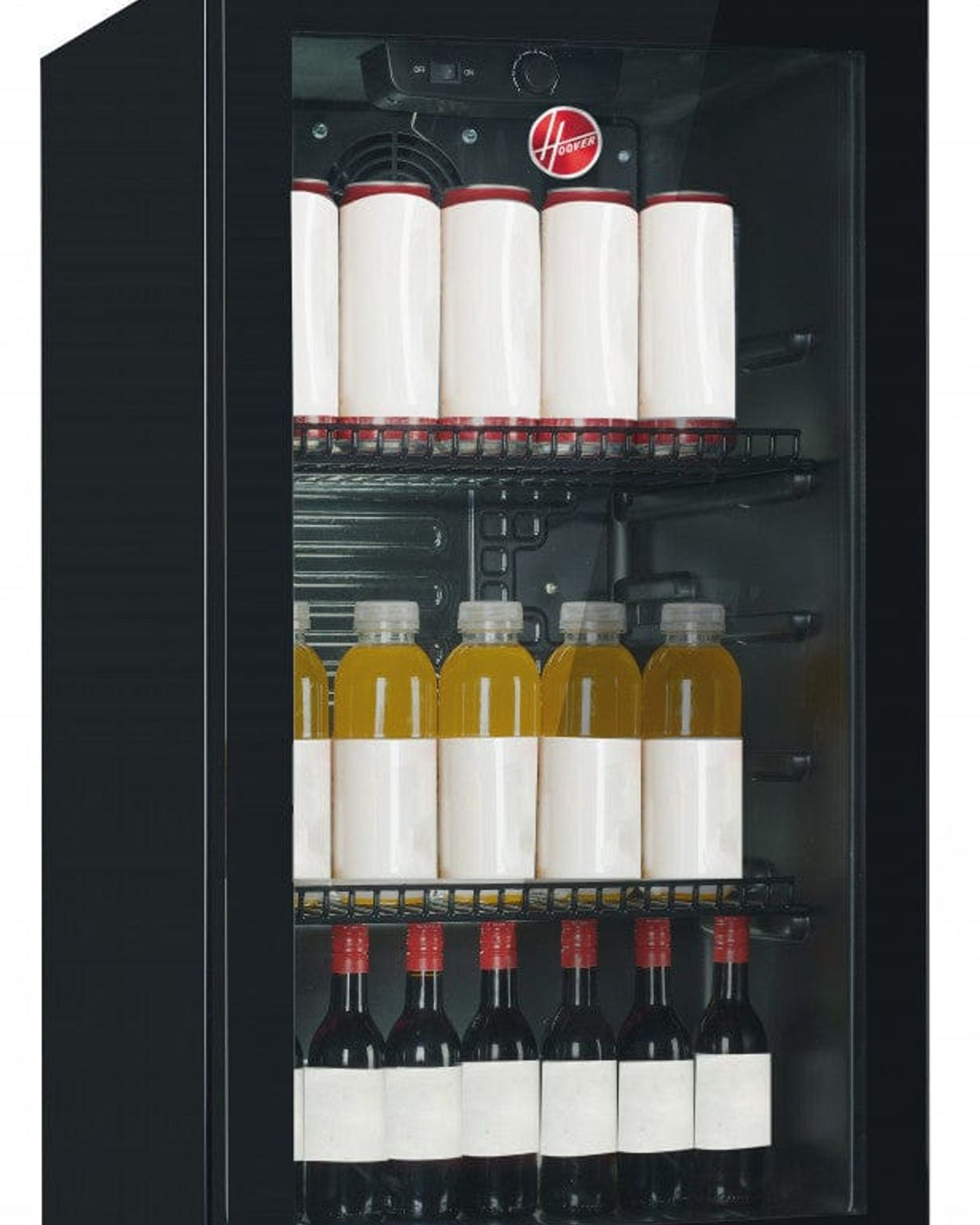 Hoover 117 Liters Beverage Cooler, Black, HBC-K117B