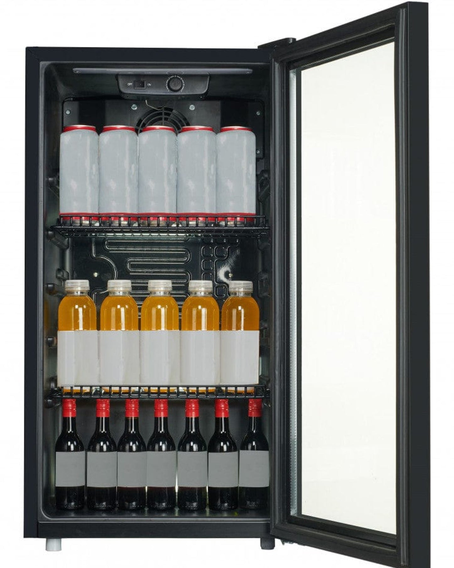 Hoover 117 Liters Beverage Cooler, Black, HBC-K117B