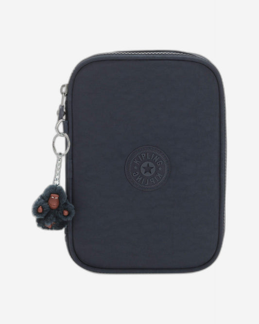 Kipling-100 Pens-Large pen case -True Blue Tonal-09405-4DX