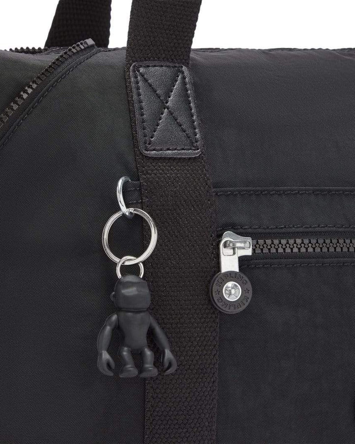 KIPLING Art Black Noir Medium tote (with removable shoulderstrap) 10619-P39