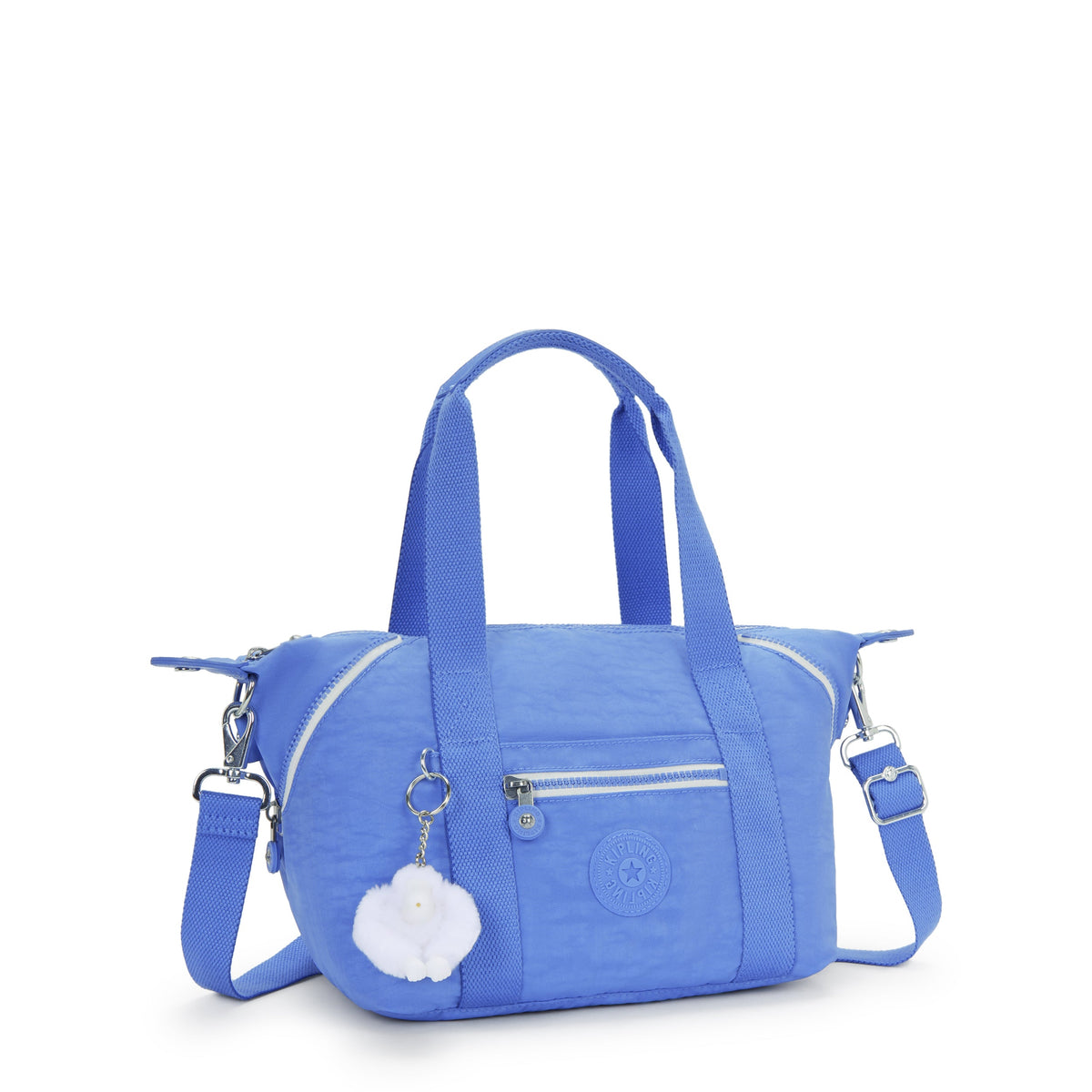 Kipling Art Mini Cocktail Blue Small Handbag With Removable Shoulderstrap 01327-87S
