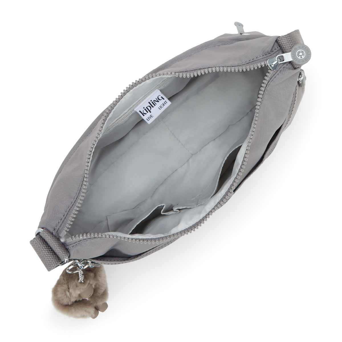 Kipling Izellah Inviting Grey Medium crossbody 02144-8DH
