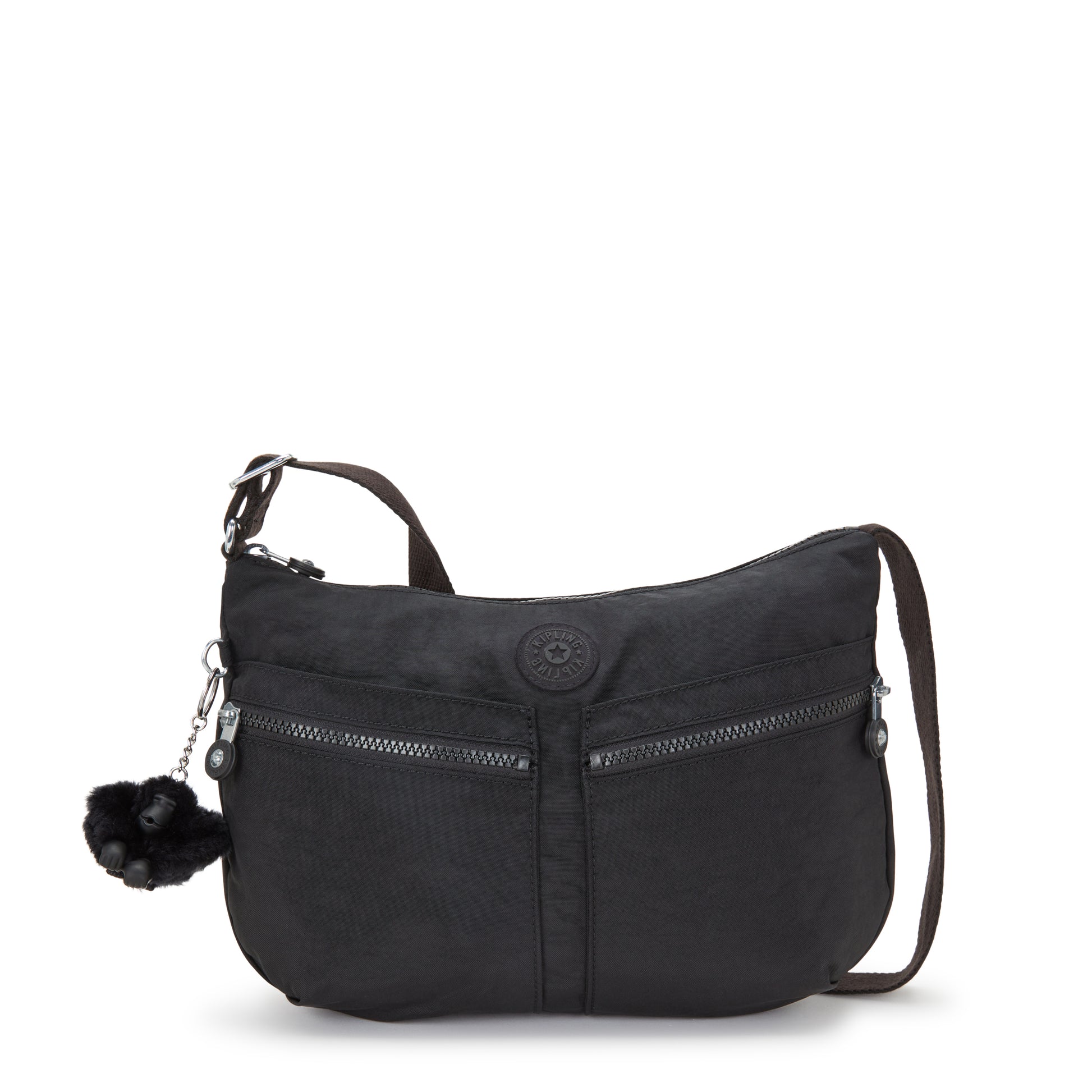 KIPLING-IZELLAH-Medium crossbody-Black Noir-02144-P39
