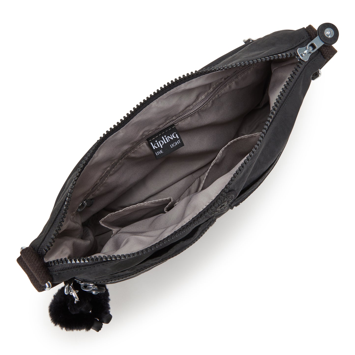 KIPLING Izellah Black Noir Medium crossbody 02144-P39