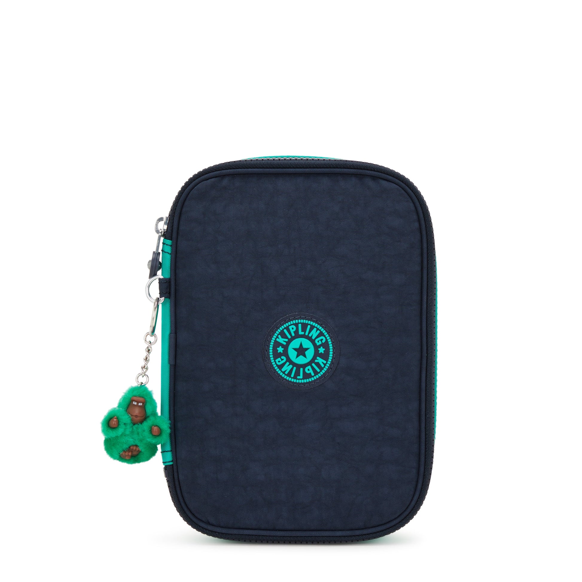 KIPLING-100 Pens-Large pencase-Blue Green Bl-09405-CD7