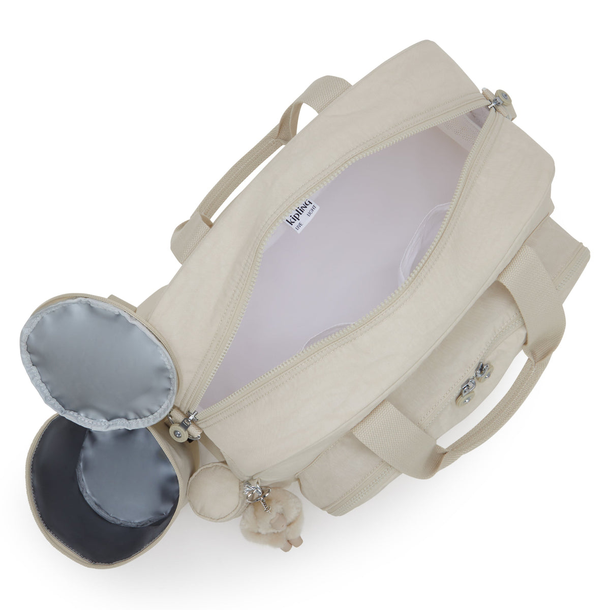 Kipling Camama Hideaway Beige Large Baby Bag  10153-7JR