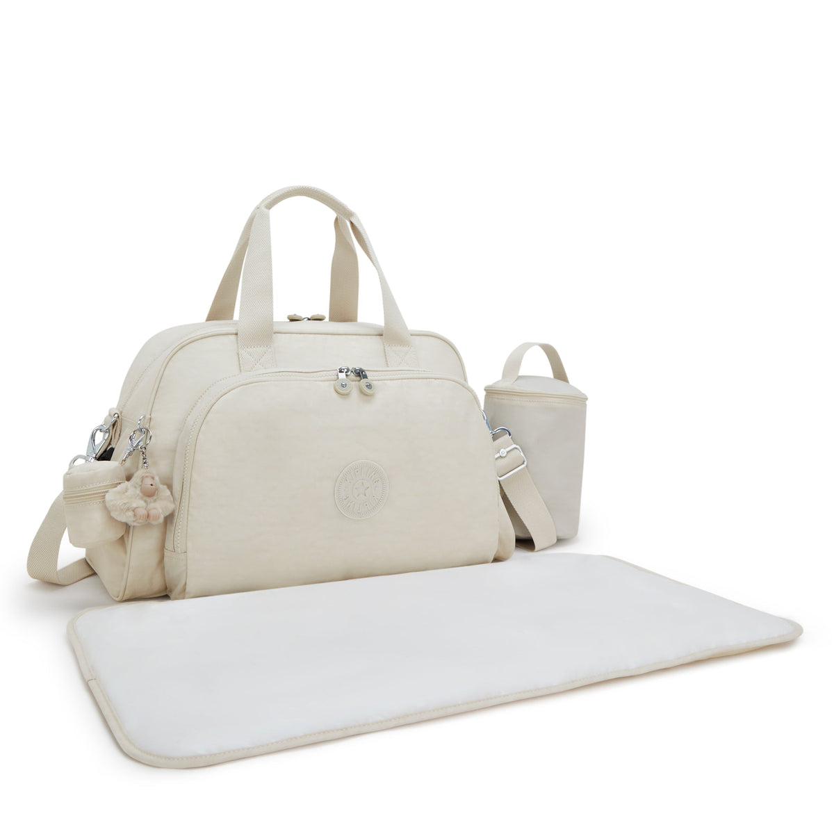 Kipling Camama Hideaway Beige Large Baby Bag  10153-7JR