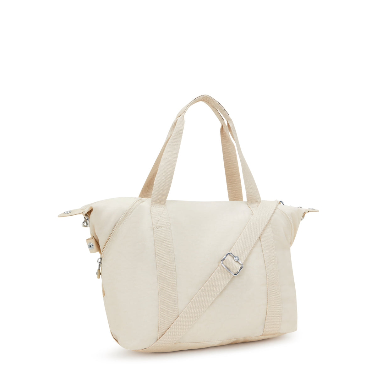 Kipling Art Hideaway Beige Medium Tote  10619-7JR