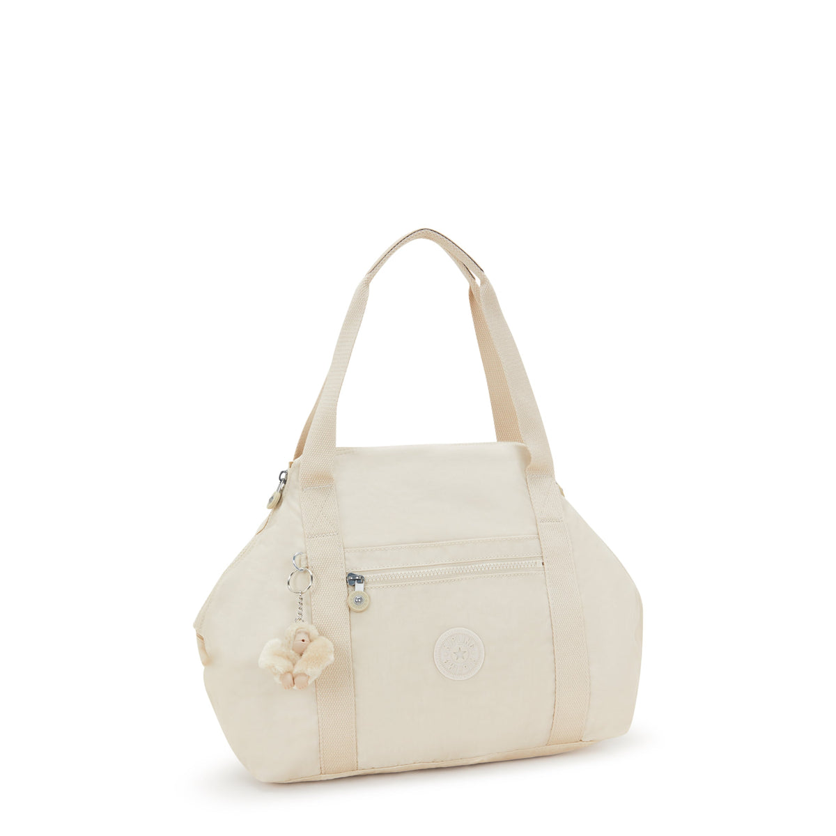 Kipling Art Hideaway Beige Medium Tote  10619-7JR