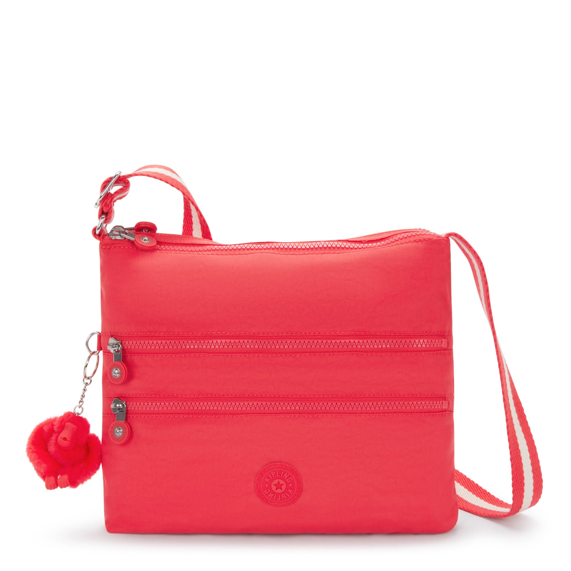 Kipling Alvar Escape Red Medium Crossbody 13335-5DX