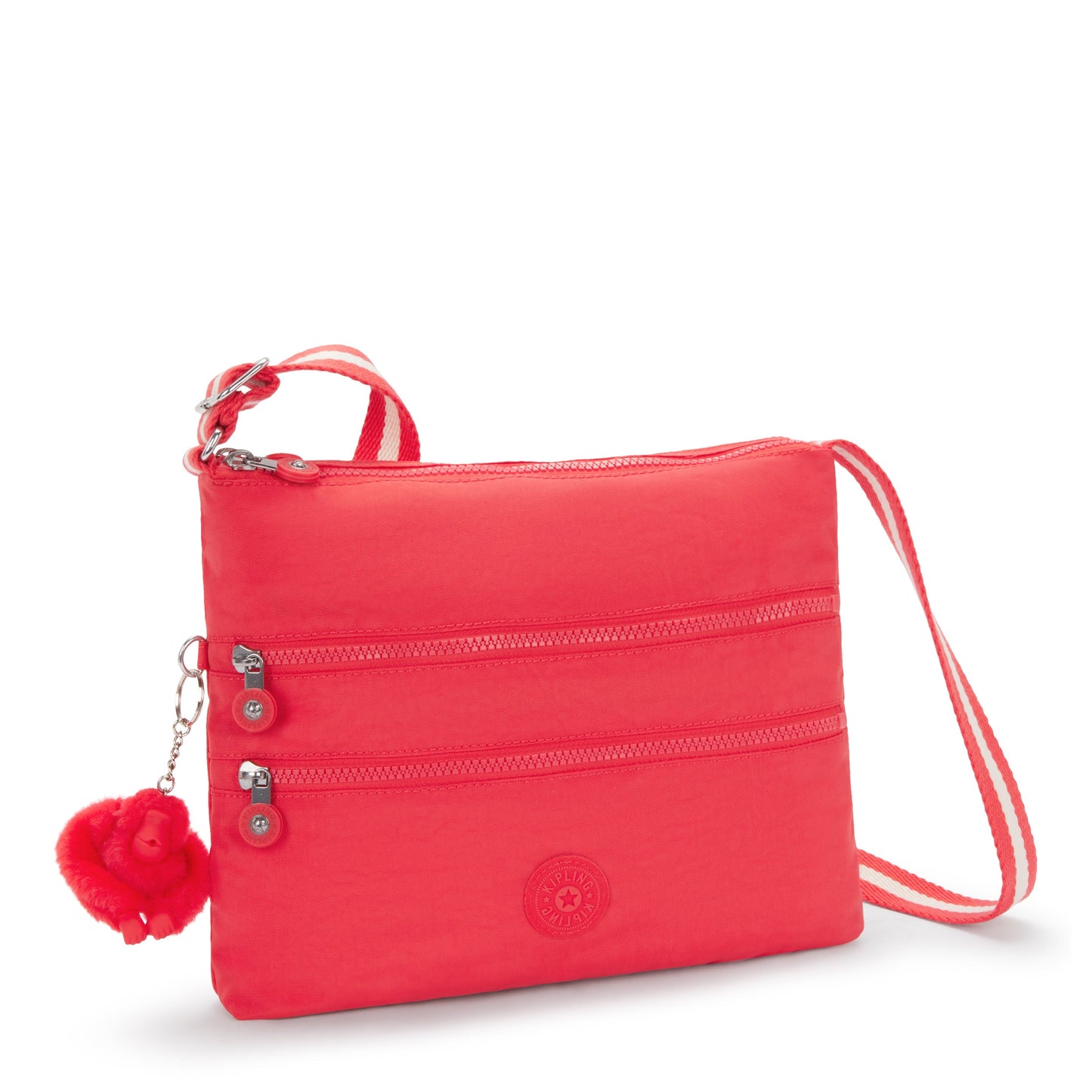 Kipling Alvar Escape Red Medium Crossbody 13335-5DX