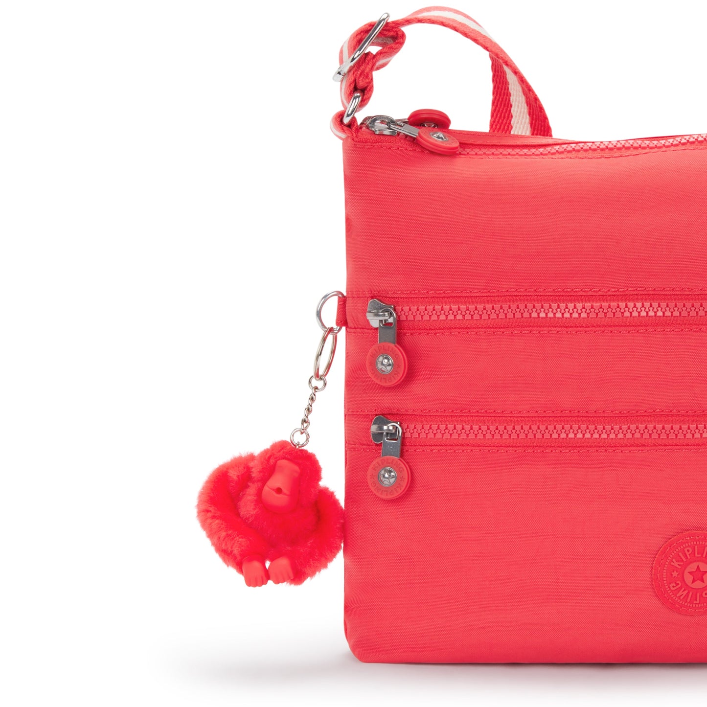 Kipling Alvar Escape Red Medium Crossbody 13335-5DX