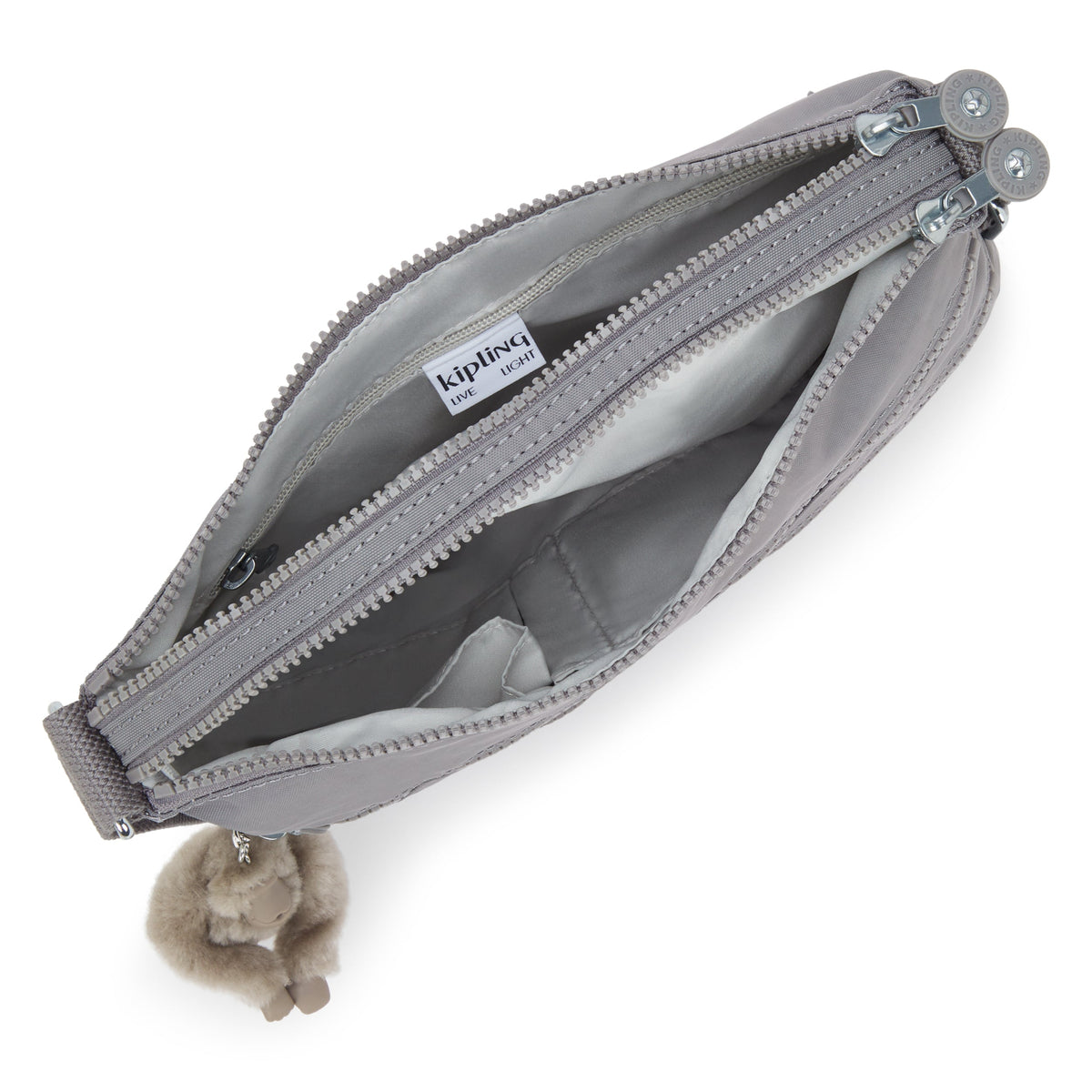 Kipling Alvar Inviting Grey Medium crossbody 13335-8DH