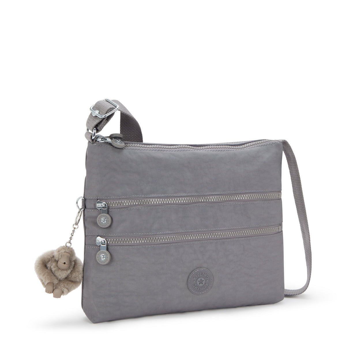 Kipling Alvar Inviting Grey Medium crossbody 13335-8DH